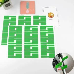 케이블 전선 네임택 그린 30P 스티커 이름표 부착