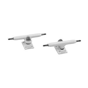 32mm 프로디지 2세대 프로 핑거보드 트럭 - 피벗 튜닝과 듀로 버블 부싱이 포함된 스타일 베이스 및 행거 화이트 컬러웨이