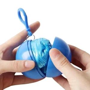 [아우트]비옷 우비 일회용 우비공 캡슐 가방고리