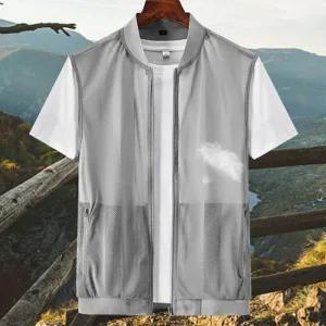 [아우트]집업 베스트 캠핑 등산 조끼 경량 낚시