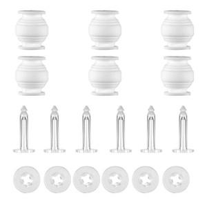 6피스 짐벌 카메라 안티 떨어지는 DJI호환 팬텀 3 드론 마운트 홀더 고무 댐퍼 댐핑 공 예비 부품에 대 한