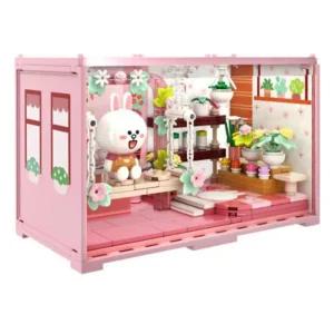 오타마톤 블록 퍼즐 장난감 수집품 라인 프렌즈 코니