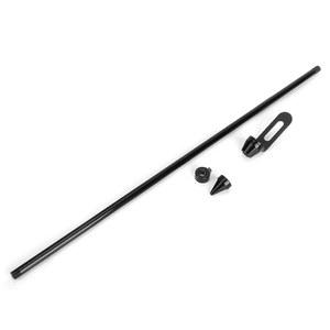 유니버설 모터사이클 오토 플래그폴 뒷좌석 러기지 랙 마운트 액세서리(블랙)