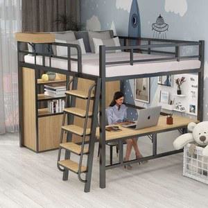 성인벙커침대 침대책상세트 일체형 2층 우드 기숙사 파티션 슬라이딩침대 슬라이딩 좁은곳
