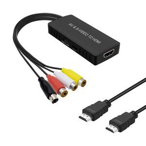 EaJ 루이푸오 S 비디오 및 HD 변환기 PS2 어댑터 지원 1080P PAL/NTSC WiI U PS 원 STB VHS VCR DVD 플레이어