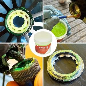 베어링오일 윤활유 1-5개 그린 사과 소스 베어링 그리스 중간 축 페달 보울 그룹 MTB 도로 자전거  보수 프