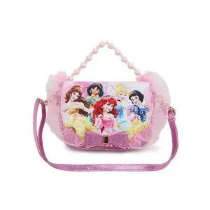 고품질 프린세스 진주 티아라 크로스 여아손가방 지갑 핸드백 (WC927EC)