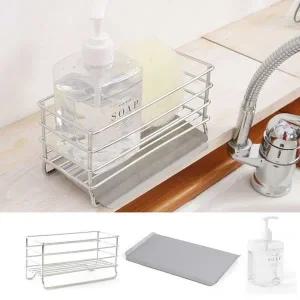 씽크대 스티커 세제 디스팬서 수세미랙 정리 용기