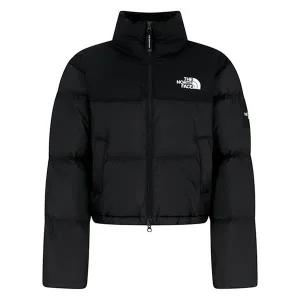 [노스페이스] 매장판 여성 화이트라벨 노벨티 눕시 다운 숏패딩 자켓 RDS 블랙 NJ1DR85K