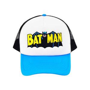 컨셉 원 DC 코믹스 배트맨 트럭 운전사 모자, 곡선형 챙이 달린 성인 야구 검은색, 사이즈