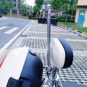 오토바이 깃발봉 산악 전기 2m 로드 텔레스코픽 장식 모델 제퍼 미터 축소31cm