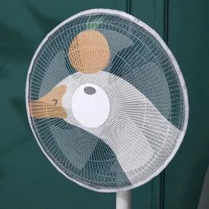 일러스트 메쉬 선풍기커버 4종 선풍기안전망 선풍기망 선풍기덮개 선풍기보호망 선풍기 안전커버 그물망