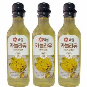 백설 카놀라유 500mlx3개