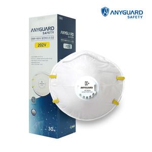 애니가드 산업용 방진마스크 2급 밸브형 VC202V 1매