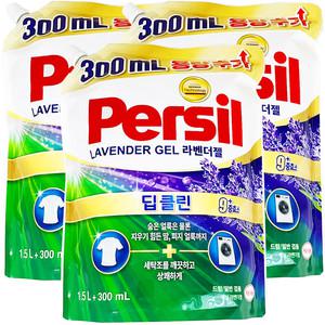 헨켈 퍼실 라벤더 겸용 리필 1.8L 3개 , 액상 세탁 세제 겸용