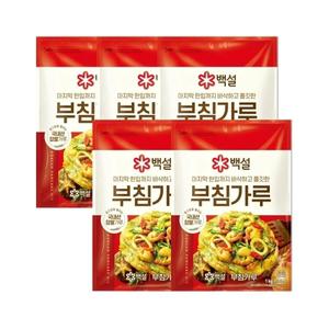 백설 부침가루 1kg x5개