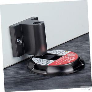 회전 도어스토퍼 와이드 블랙 체크락 강의실 걸이 설치식