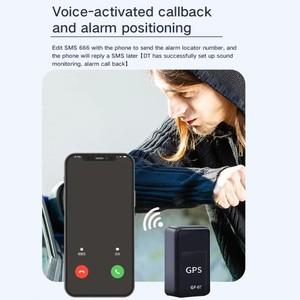 미니 GF-07 GPS 차량 추적기 실시간 도난 방지 분실 로케이터 강력한 마그네틱 마운트 SIM 메시지 포지셔너