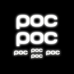 스노우 POC Aufkleber 비닐 헬멧 카스코용 반사 페가티나스 스티커
