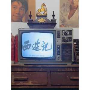 아날로그 TV 레트로 카메라 촬영 추억 소품 인테리어