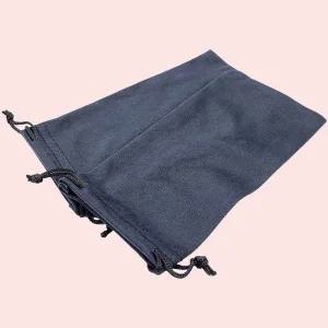 고품질 소품 드로스트링 파우치 (블랙) 선글라스주머니 안경집 (WFJESAB)