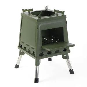 [골드스마일]해피캠핑 접이식 화목난로(26x34cm) 불멍 장작 화로대