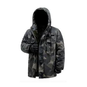 겨울 낚시 방한복 방수 밀리터리 두꺼운 카모 방풍 세트 낚시복 겨울낚시 캠핑