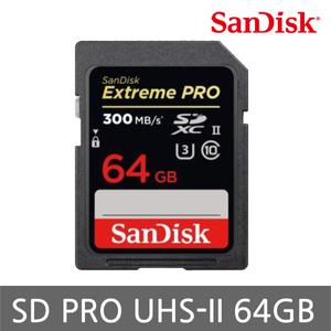 샌디스크 SD메모리카드 익스트림 프로 V90 64GB 64기가 캐논 소니 카메라 SD카드 ENL
