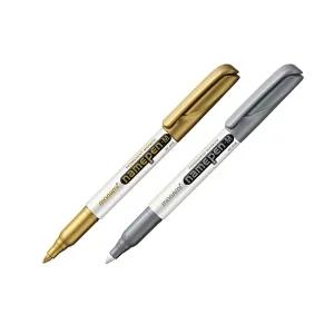 모나미 네임펜M 굵은글씨용 은색 금색 1타12입