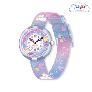 [플릭플락][본사] 플릭플락 유아용 시계 CUDDLY UNICORN FBNP213