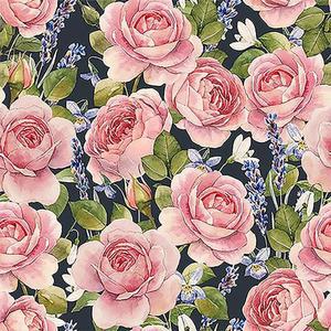 [OFM65RQT]분홍 모란  패브릭  보석십자수 50x50