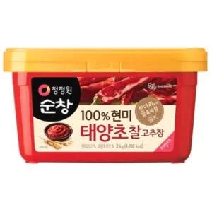 청정원 순창 100% 현미 태양초 찰고추장 3kg 1개