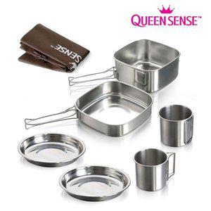 세신퀸센스 커플캠핑 스텐코펠(인덕션겸용) 6P