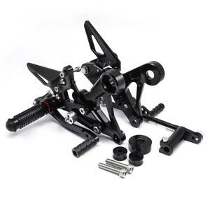 PROCNC 모터사이클 알루미늄 리어셋 풋 페그 CFMOTO CF 모토 XO-1 파피오 125 CF125 / ABS (블랙)용 풋레스트