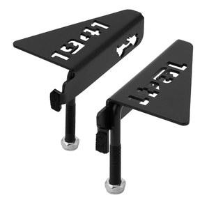 2007-2020 랭글러 JK JKU JL JLU를 위한 1941 스타일의 프론트 풋 페그 도어 풋레스트 레스트 페달