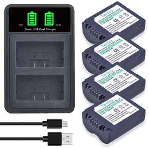 CGA-S006 배터리 LED 듀얼 충전기 파나소닉 루믹스 DMC-FZ7 DMC-FZ8 DMC-FZ18 DMC-FZ28 DMC-FZ30 DMC-FZ35