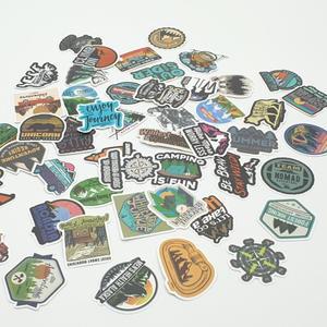 미국캠퍼 레트로 꾸미기용 스티커 SET 보드 노트북 캐리어