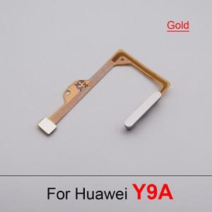 화웨이 Y9a 전원 버튼 지문 센서 플렉스 케이블 수리 부품용 1개