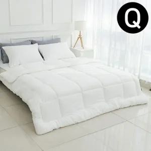 해피니 딥슬립 워싱 차렵이불 베개커버세트 퀸 Q (화이트) (베개솜 별매)
