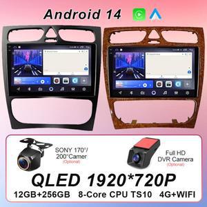 메르세데스 벤츠 C 클래스 W209 C200 C320 C350 CLK W203 2002 - 2005 용 차량용 GPS 네비게이션 안드로이