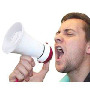 [알티피아]B접이식 미니 메가폰 확성마이크기