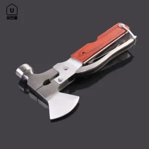 휴대용 도끼 해머 멀티툴 접이식 캠핑 다용도