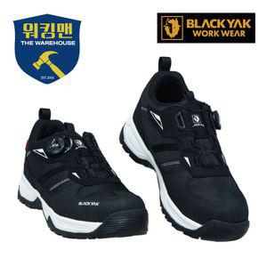 블랙야크 YAK-428D 논슬립 4인치 안전화 보아 다이얼 쿠셔닝 내딥판 발등보호 PU인솔 메쉬