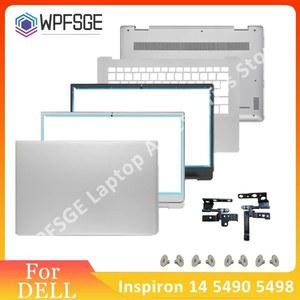 DELL Inspiron 14 5490 5498 LCD 후면 커버 전면 베젤 팜레스트 하단 케이스 힌지 0R0VH6 0X98GC 용 노트북 신제품