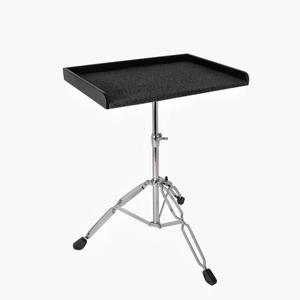 고급 드럼 키트 스탠드가 있는 미니 타악기 트레이 소형 드럼 테이블 피아노 말렛 드럼스틱 홀더 악기 액세