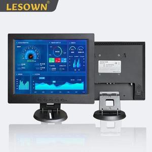 LESOWN 12 인치 1024x768 산업용 LCD 모니터 4:3 HDMI VGA AV BNC CCTV 자동차 현미경 카메라 용 소형 와이