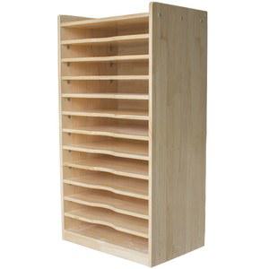 도화지 캐비닛 B4 스케치북 색상지함 4겹 문서 미술 학교 학원 라이트 60X40X120