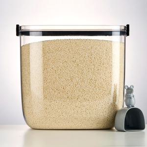 쌀통 10kg 쌀보관통 밀폐 냉장고 잡곡 보관함 곡물 보관용기 쌀독