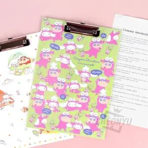 시나모롤 x 짱구는못말려 A4 클립보드