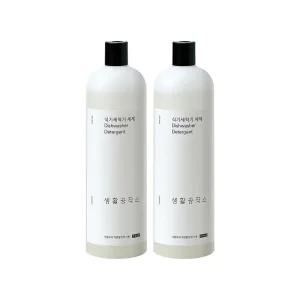 [생활공작소] 식기세척기 세제 1L x 2개